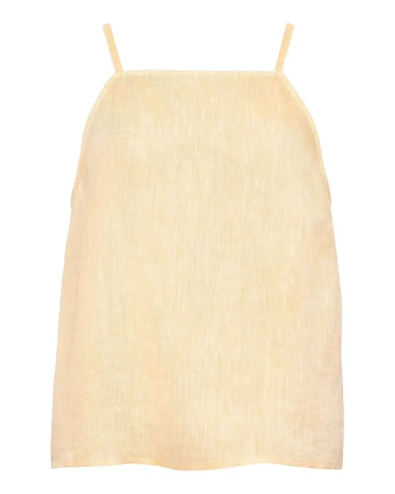 Eres Oberteil aus Leinen - Gelb Gelb