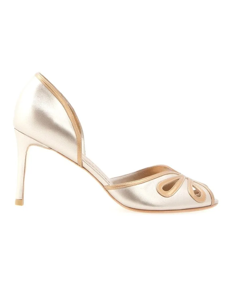 Sarah Chofakian Pumps aus Leder - Metallic Metallic