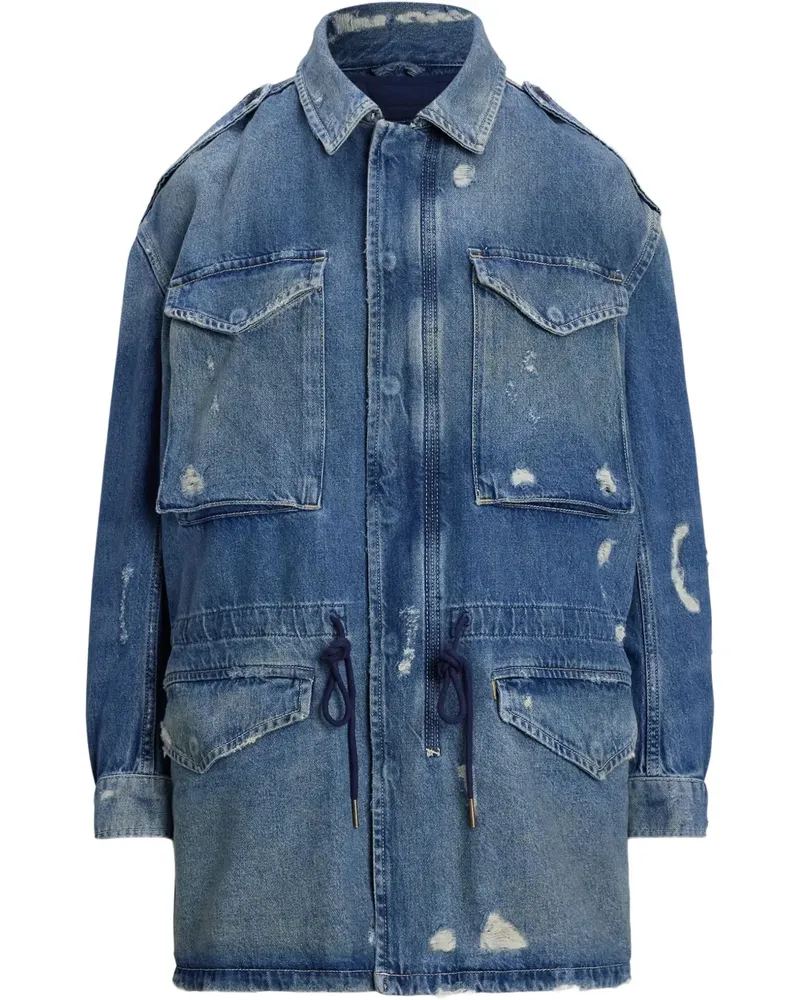 Ralph Lauren Klassische Jeansjacke - Blau Blau