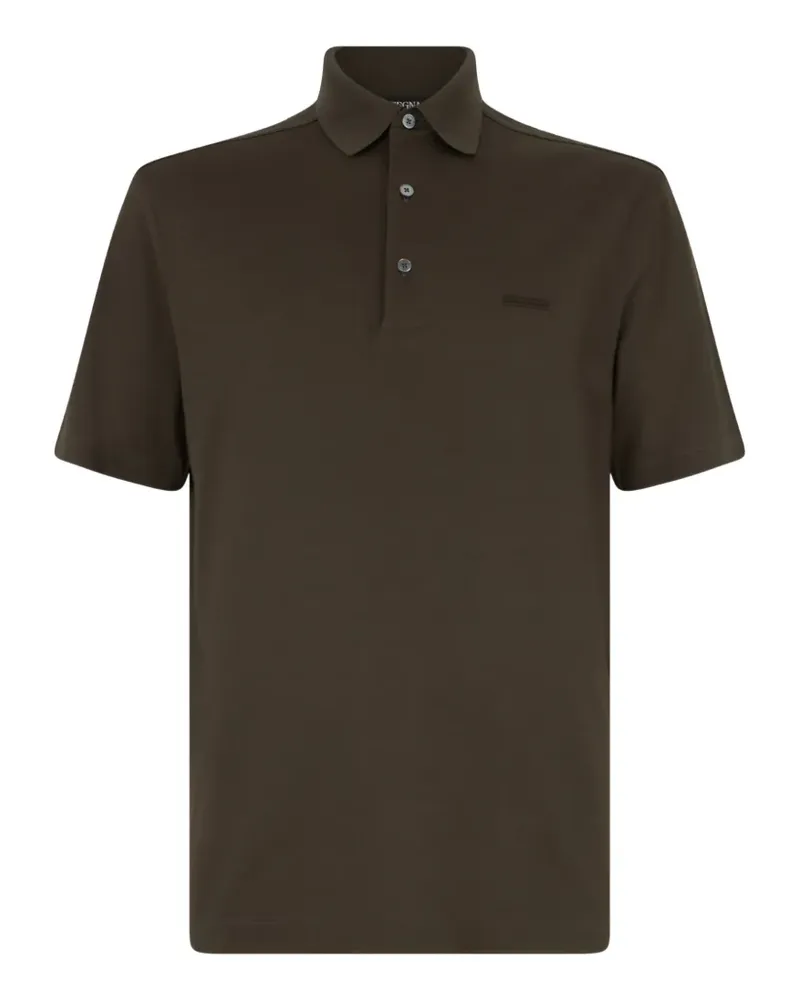 Ermenegildo Zegna Kurzärmeliges Poloshirt - Braun Braun