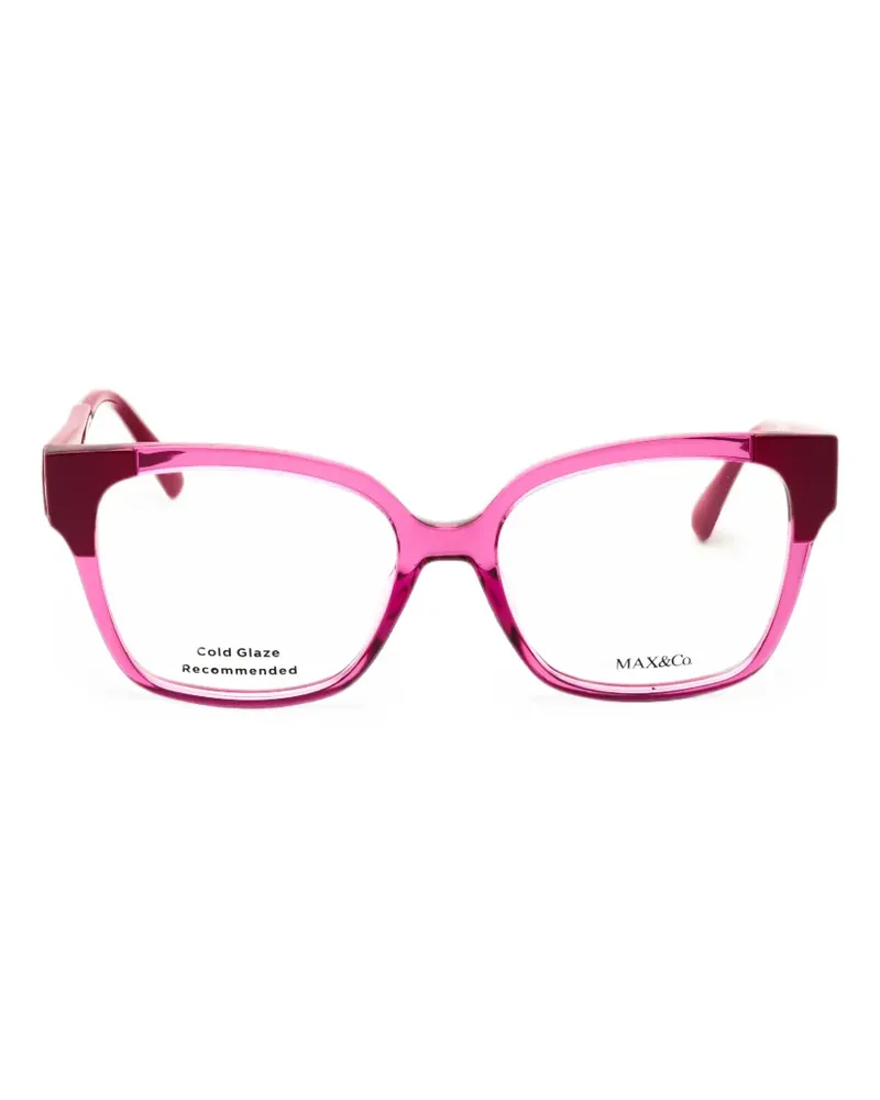 MAX&Co. logo-detail glasses - Rosa Rosa