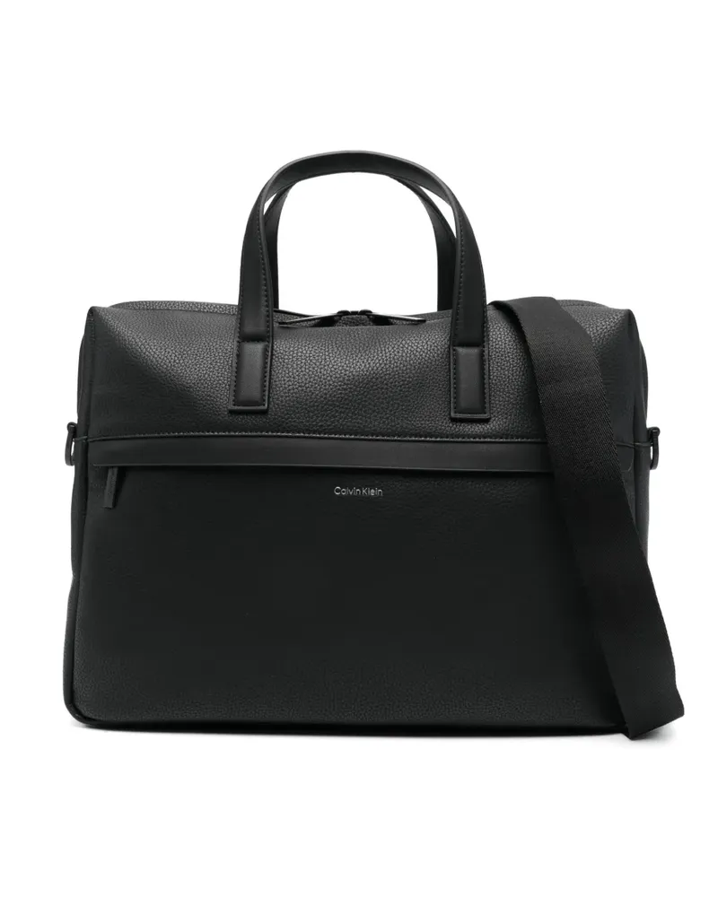 Calvin Klein Aktentasche mit Logo - Schwarz Schwarz