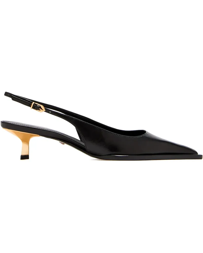 Schutz Scarpin Slingback-Pumps 50mm - Schwarz Schwarz