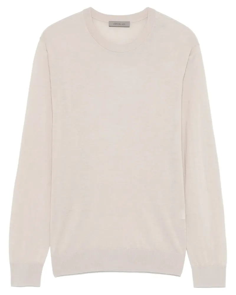 Corneliani Fein gestricktes T-Shirt - Nude Nude