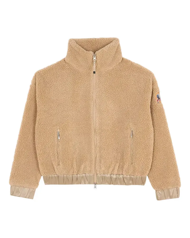 Parajumpers Sori fleece-texture zip-up jacket - Nude Nude