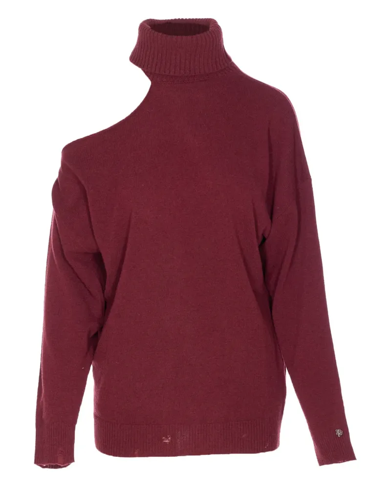 Aniye By Kleid mit Stehkragen - Rot Rot