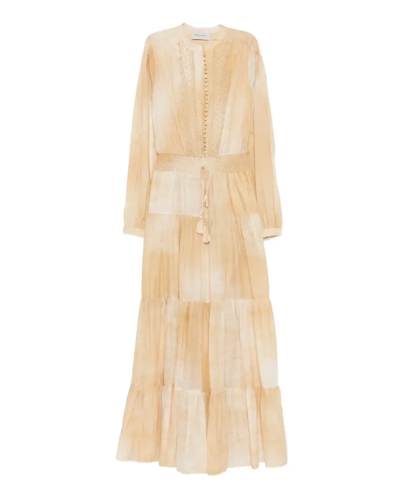 Ermanno Scervino tiered maxi dress - Nude Nude