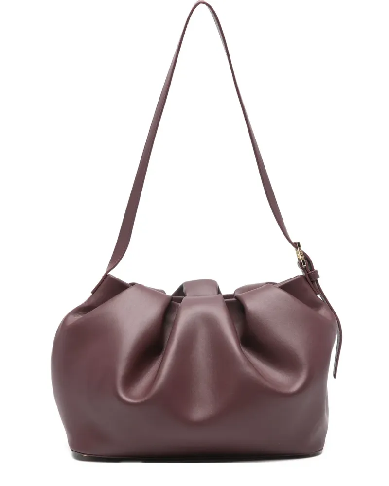 THEMOIRÈ Lara Vegan gathered shoulder bag - Rot Rot