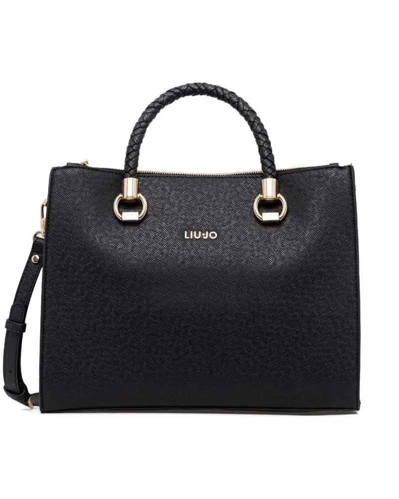 Liu Jo Tote Bag mit Logo - Schwarz Schwarz