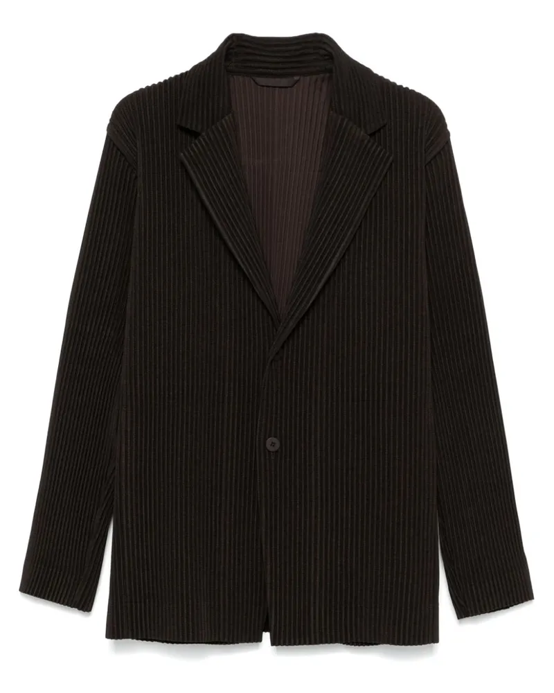 Issey Miyake Kersey Pleats Sakko - Braun Braun