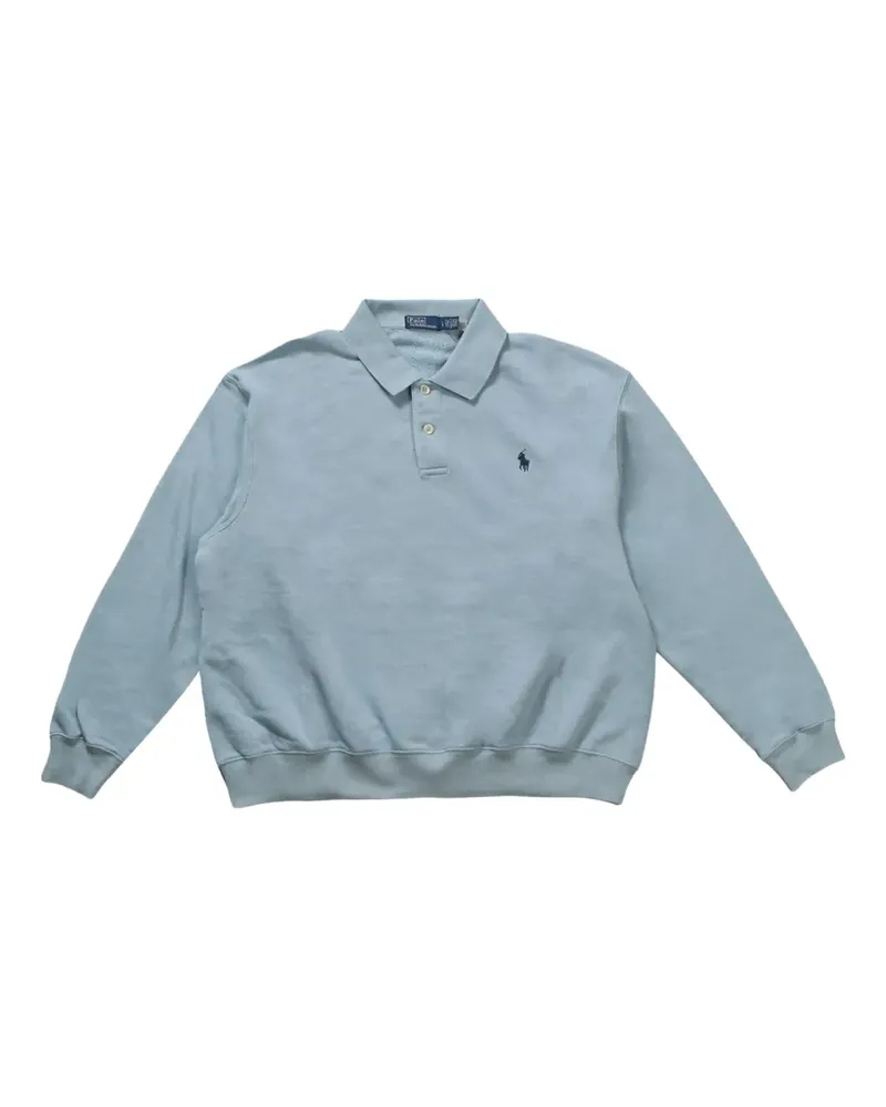 Ralph Lauren polo-collar sweatshirt - Blau Blau