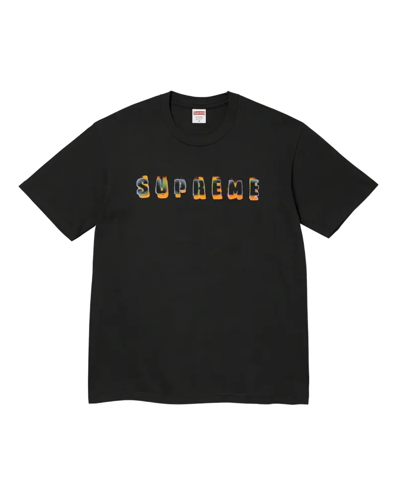 Supreme Being T-Shirt mit Logo - Schwarz Schwarz