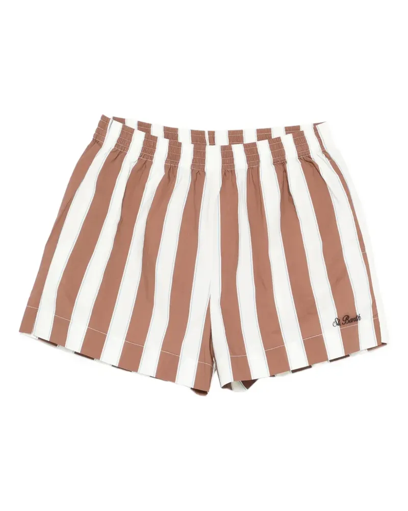 MC2 Saint Barth Meave striped shorts - Braun Braun