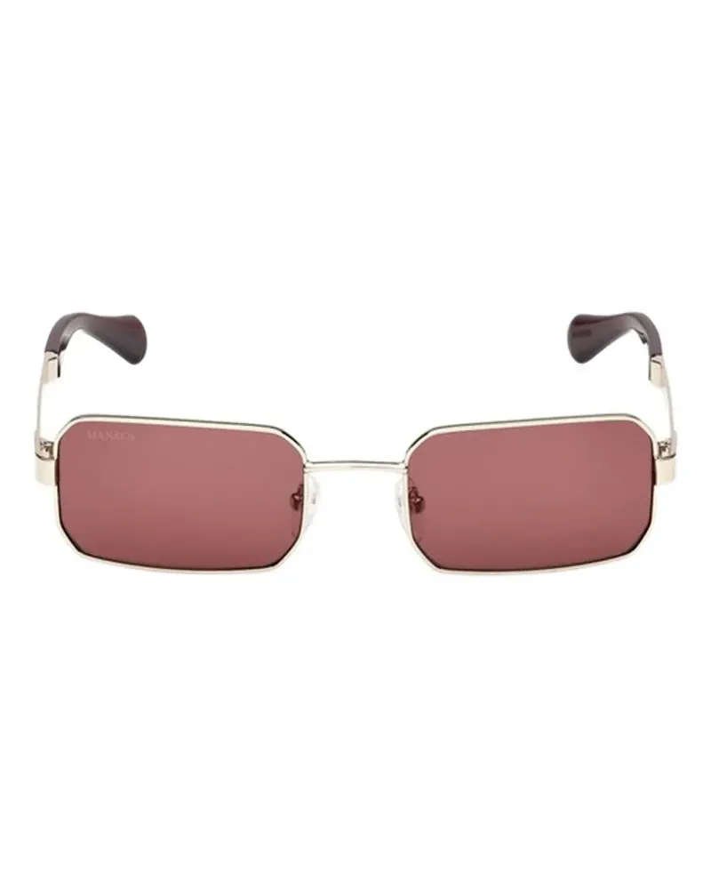 MAX&Co. rectangle-frame sunglasses - Gold Gold