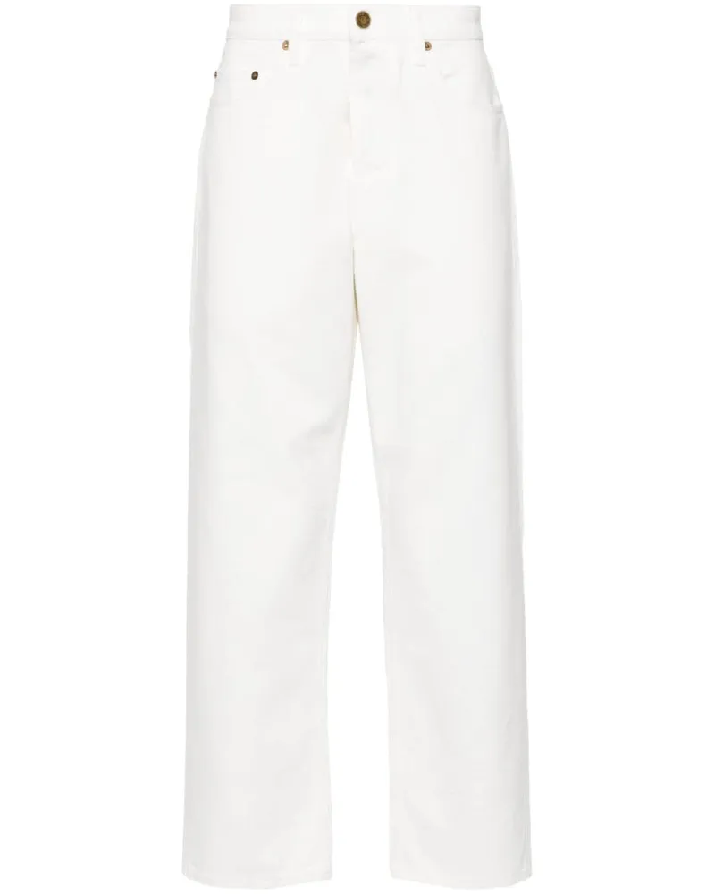 Golden Goose Jeans mit Sterndetail - Weiß Weiß