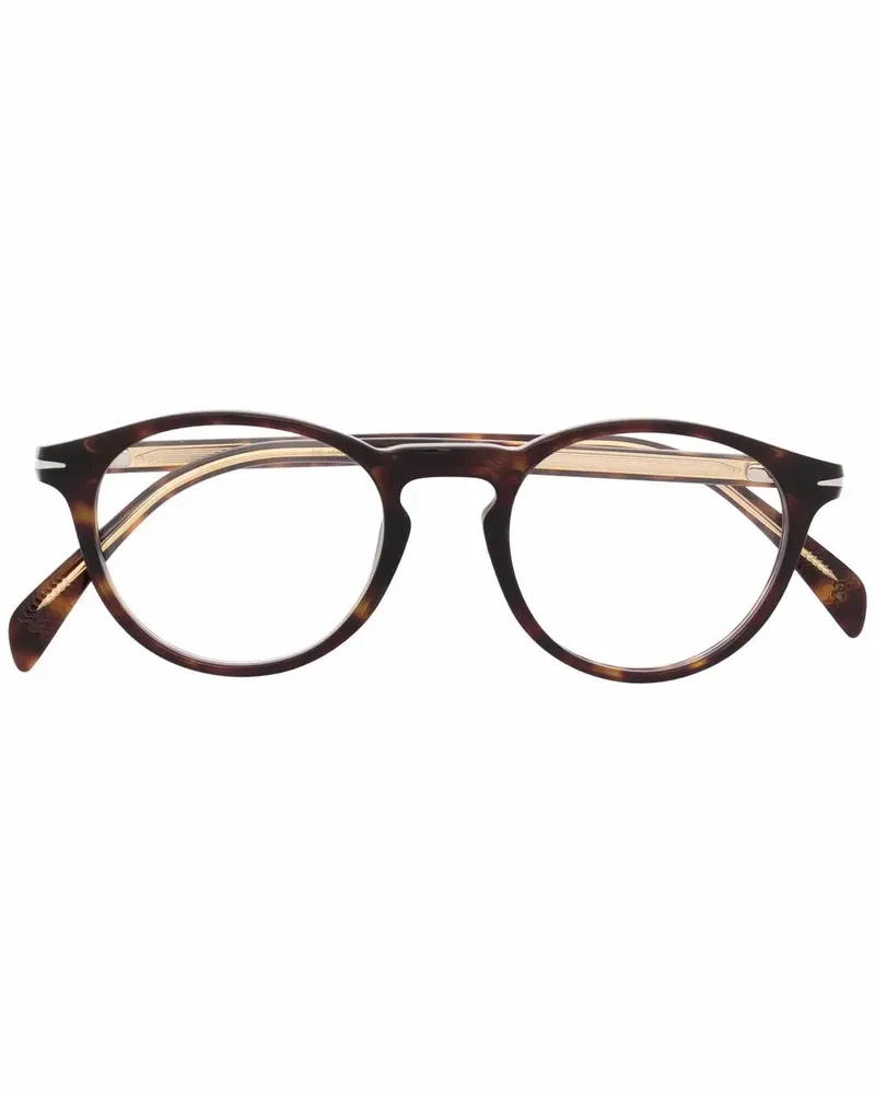 EYEWEAR by DAVID BECKHAM Brille mit rundem Gestell - Braun Braun