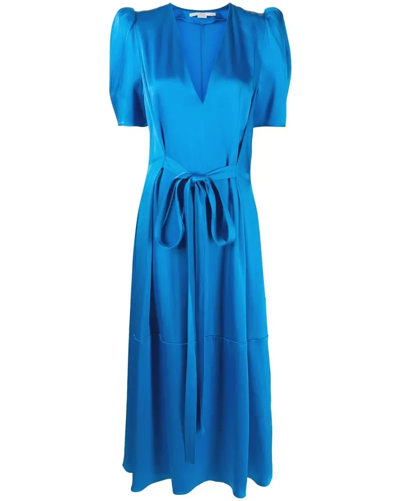 Stella McCartney Kleid mit V-Ausschnitt - Blau Blau