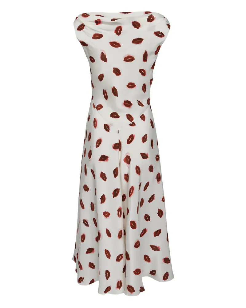 Altuzarra Drina Midikleid - Weiß Weiß