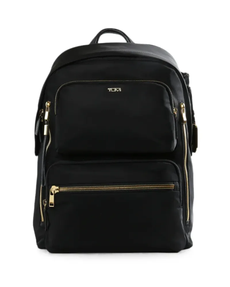Tumi Montana logo-plaque backpack - Schwarz Schwarz
