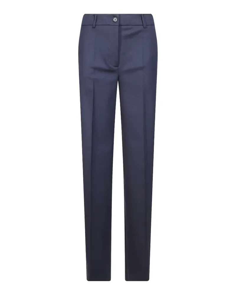 P.A.R.O.S.H. P.A.R.O H. Sallia pressed-crease trousers - Blau Blau