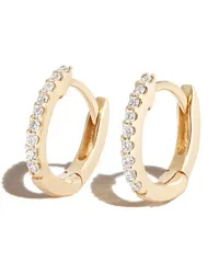 Dana Rebecca Designs 14kt Gelbgoldcreolen mit Diamanten Gold