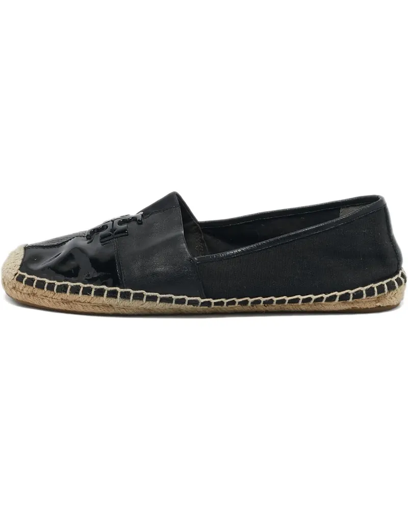 Tory Burch Pre-owned Espadrilles aus Leder - Schwarz Schwarz