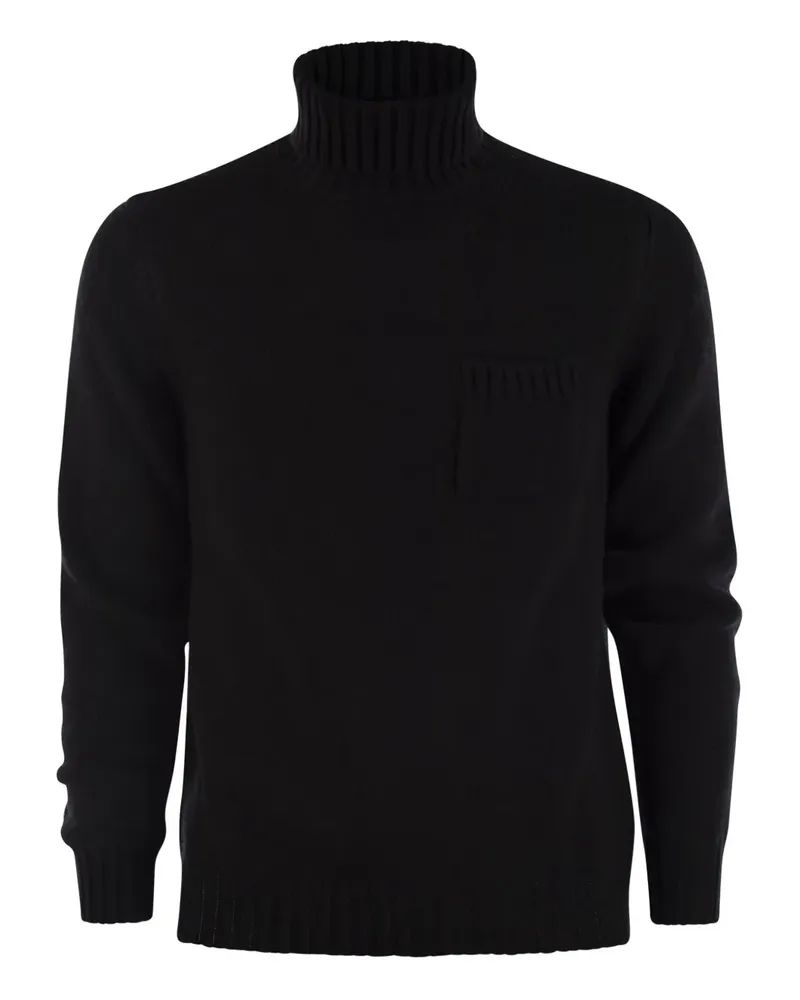 Fedeli Pullover aus Wollgemisch - Schwarz Schwarz