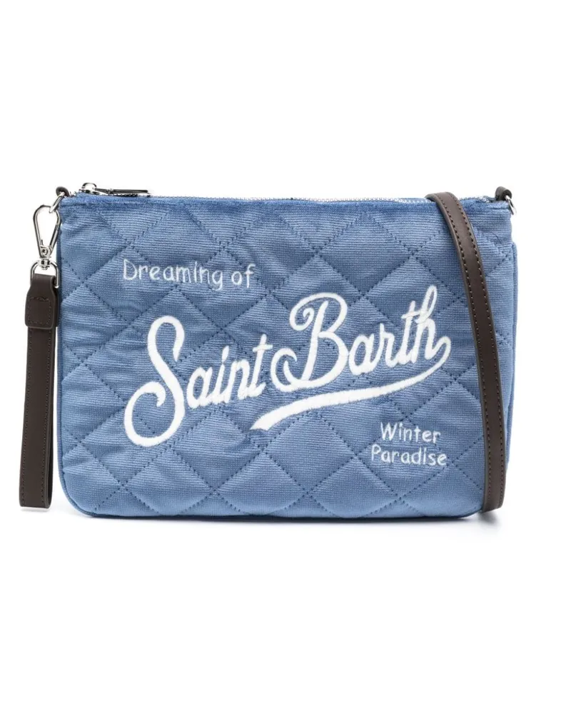 MC2 Saint Barth Satteltasche mit Logo Blau