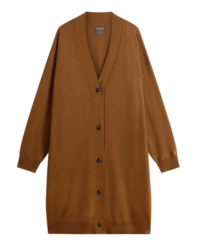 Woolrich Fein gestrickter Cardigan - Braun Braun