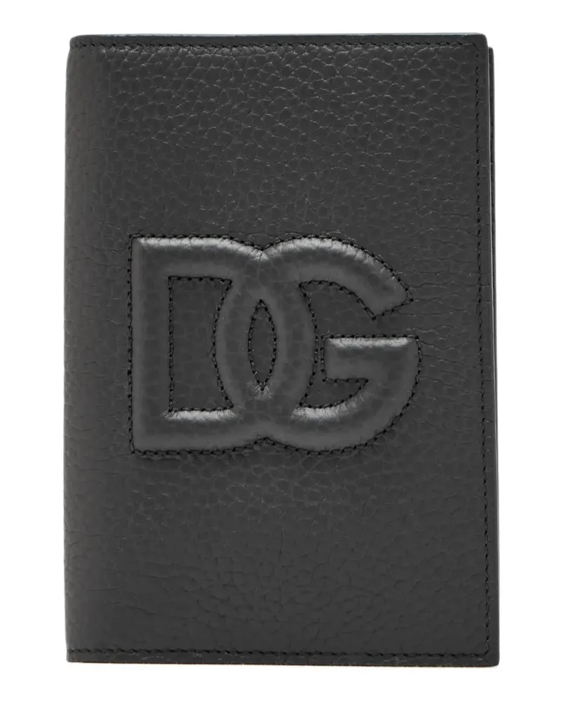 Dolce & Gabbana Portemonnaie mit DG-Logo - Grau Grau
