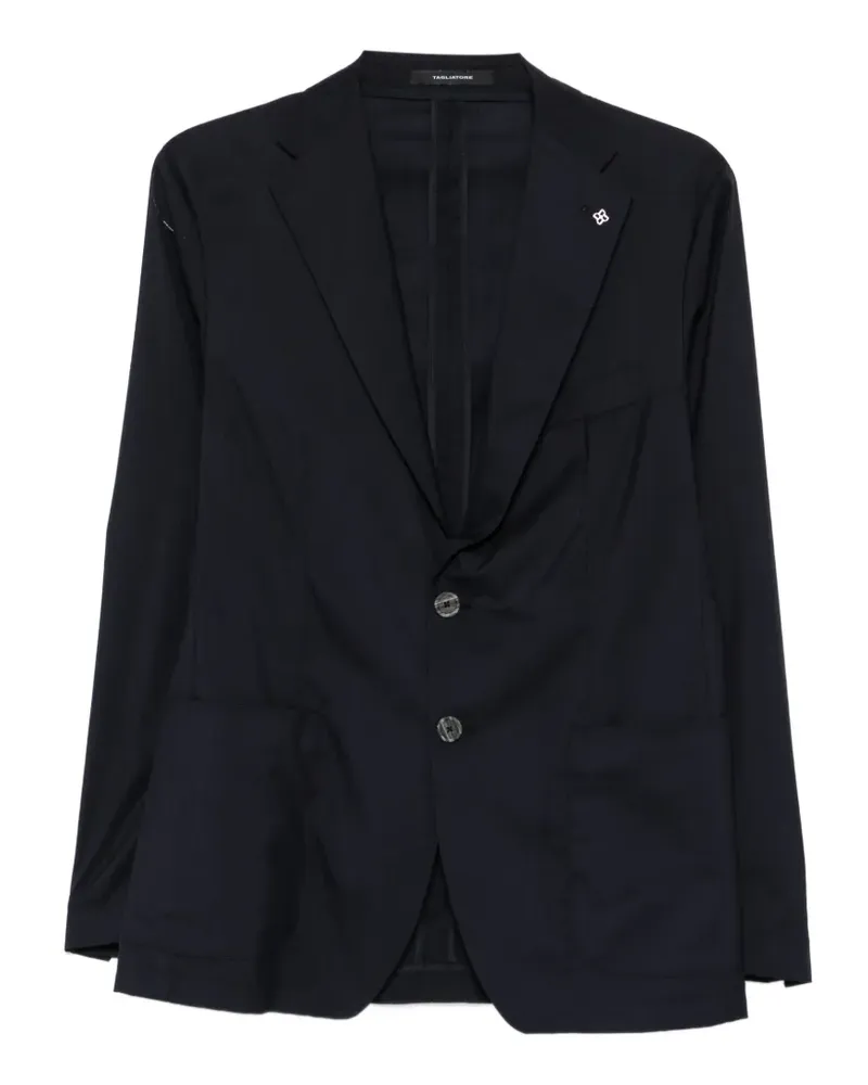 Tagliatore two-button patch-pocket blazer - Blau Blau