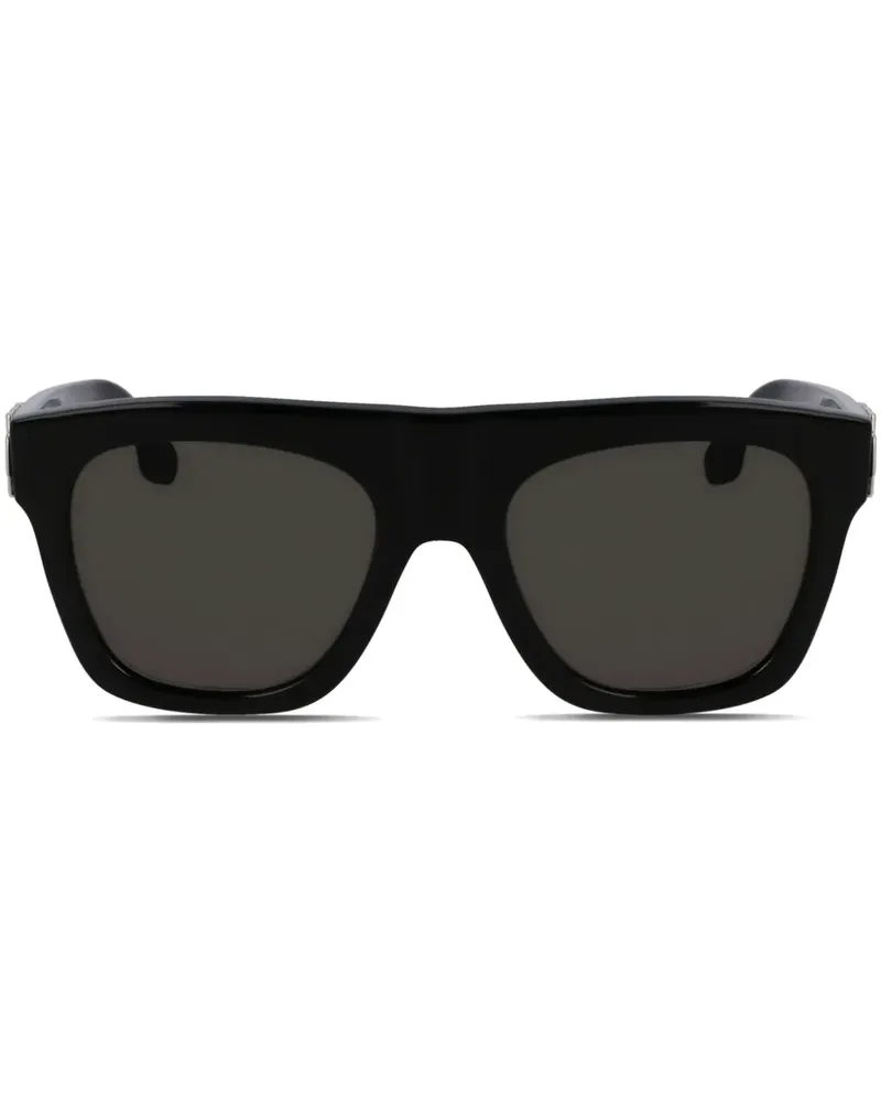 Victoria Beckham Sonnenbrille mit eckigem Gestell - Schwarz Schwarz