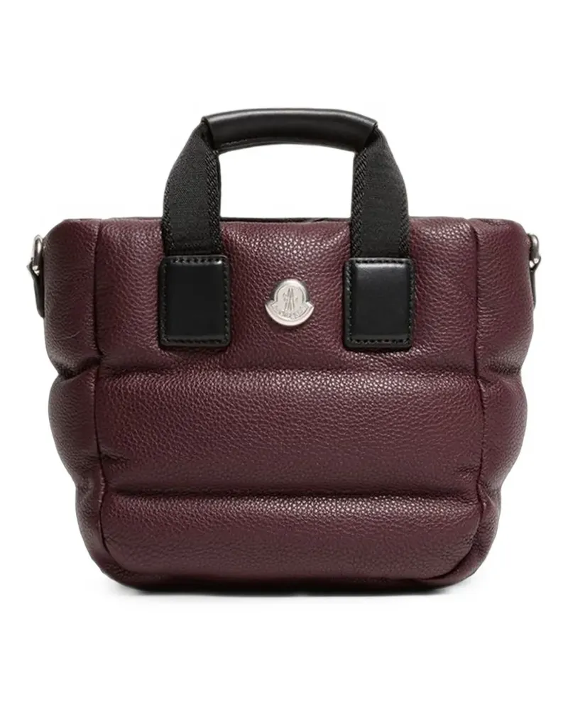 Moncler Micro Caradoc Tote Bag mit Steppung - Rot Rot