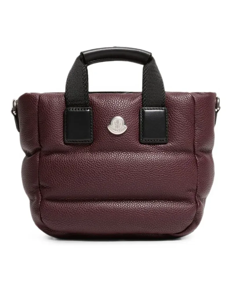 Moncler Micro Caradoc Tote Bag mit Steppung - Rot Rot