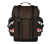 Sawtooh Sharks in Paris Monte Carlo Rucksack - Braun