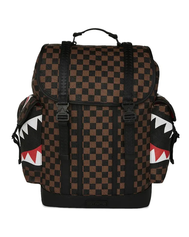 Sprayground Sawtooh Sharks in Paris Monte Carlo backpack - Braun Braun
