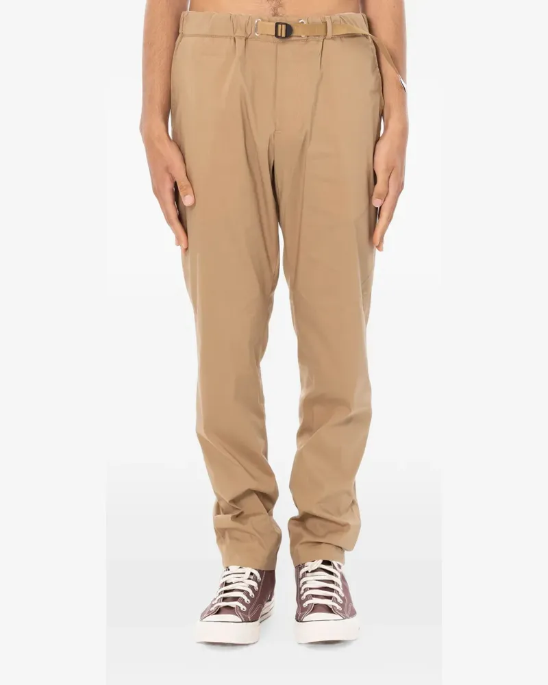 PLAN C Tapered-Hose mit Gürtel - Nude Nude