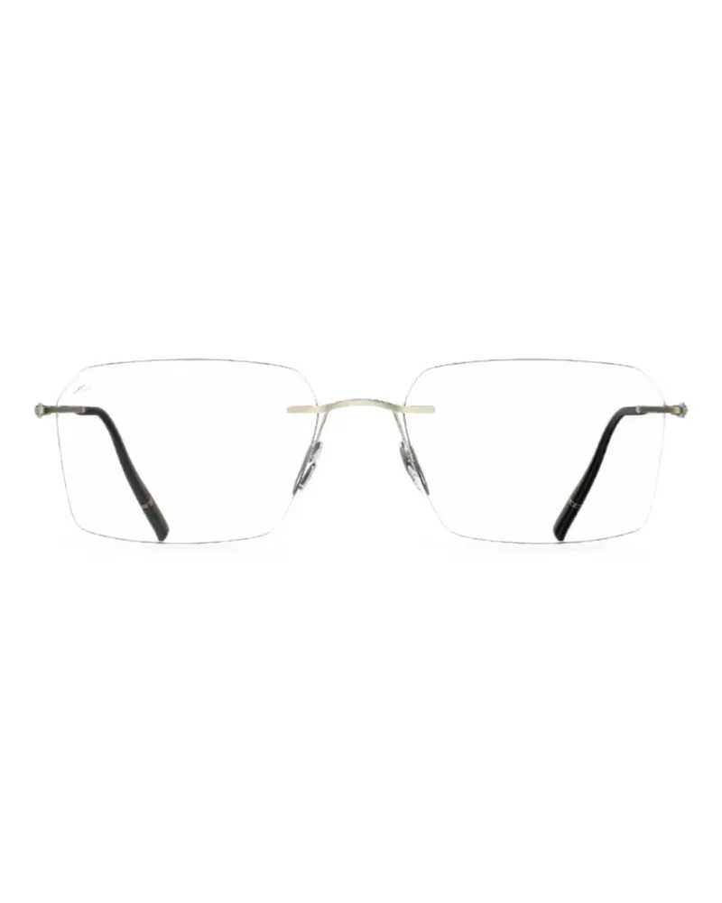 Silhouette rectangle-frame glasses - Silber Silber