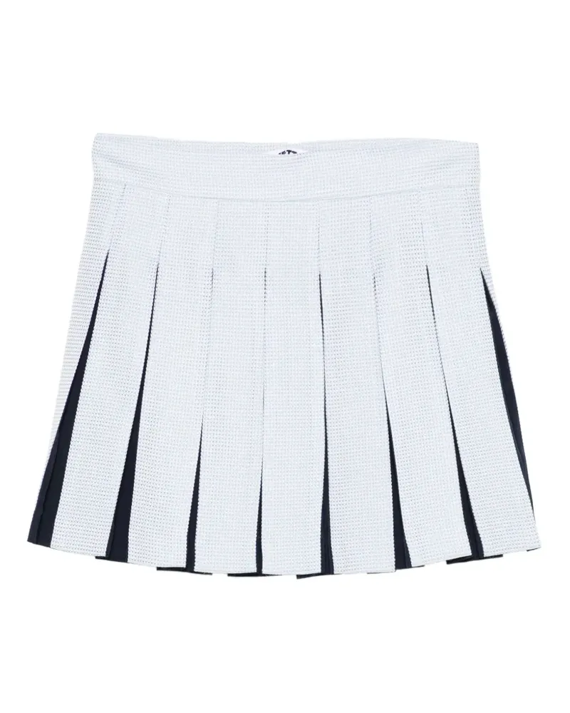 Vivetta textured pleated mini skirt - Blau Blau