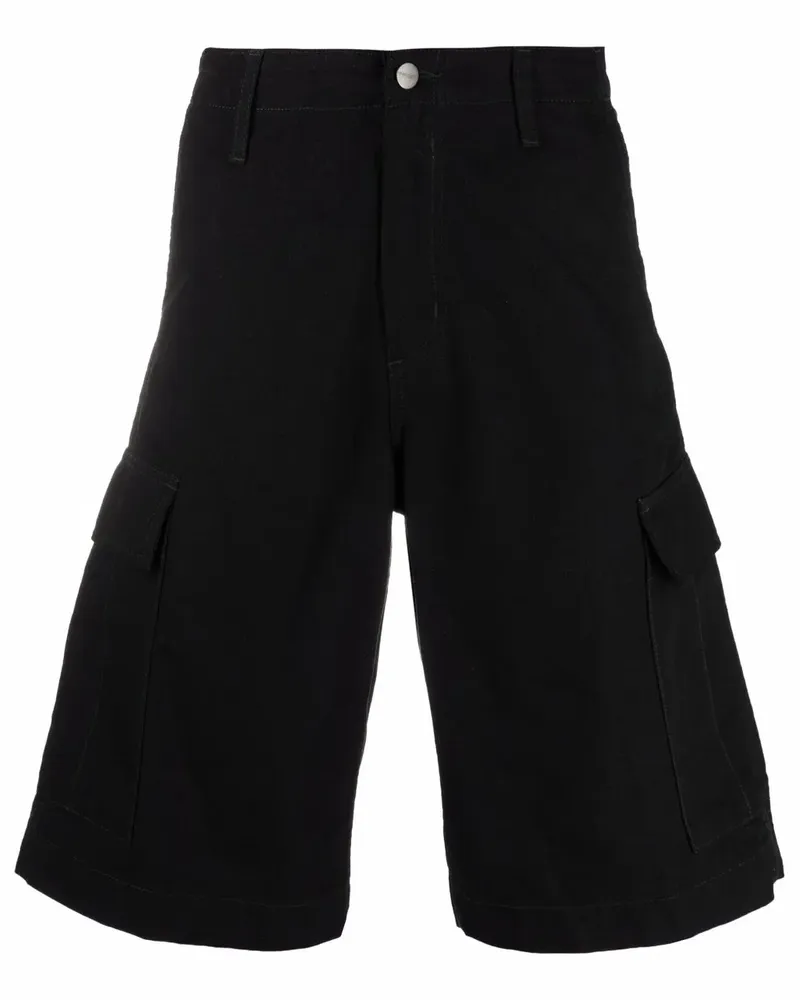 Carhartt WIP Knielange Chino-Shorts - Schwarz Schwarz