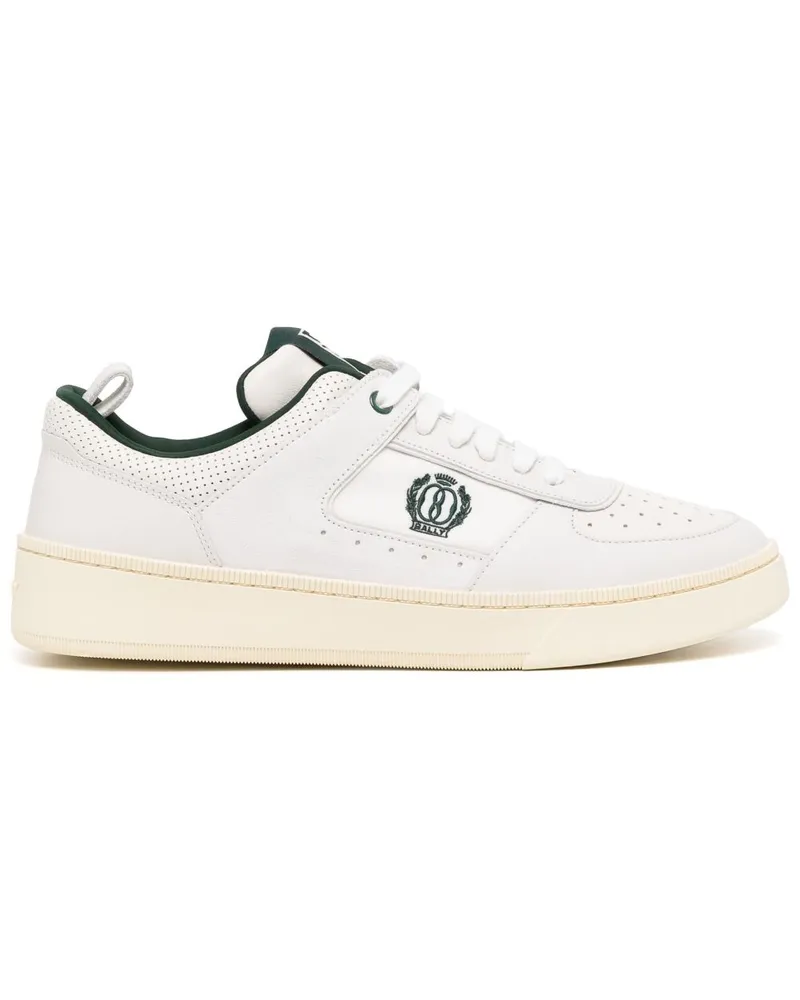Bally Sneakers mit Logo-Stickerei - Weiß Weiß