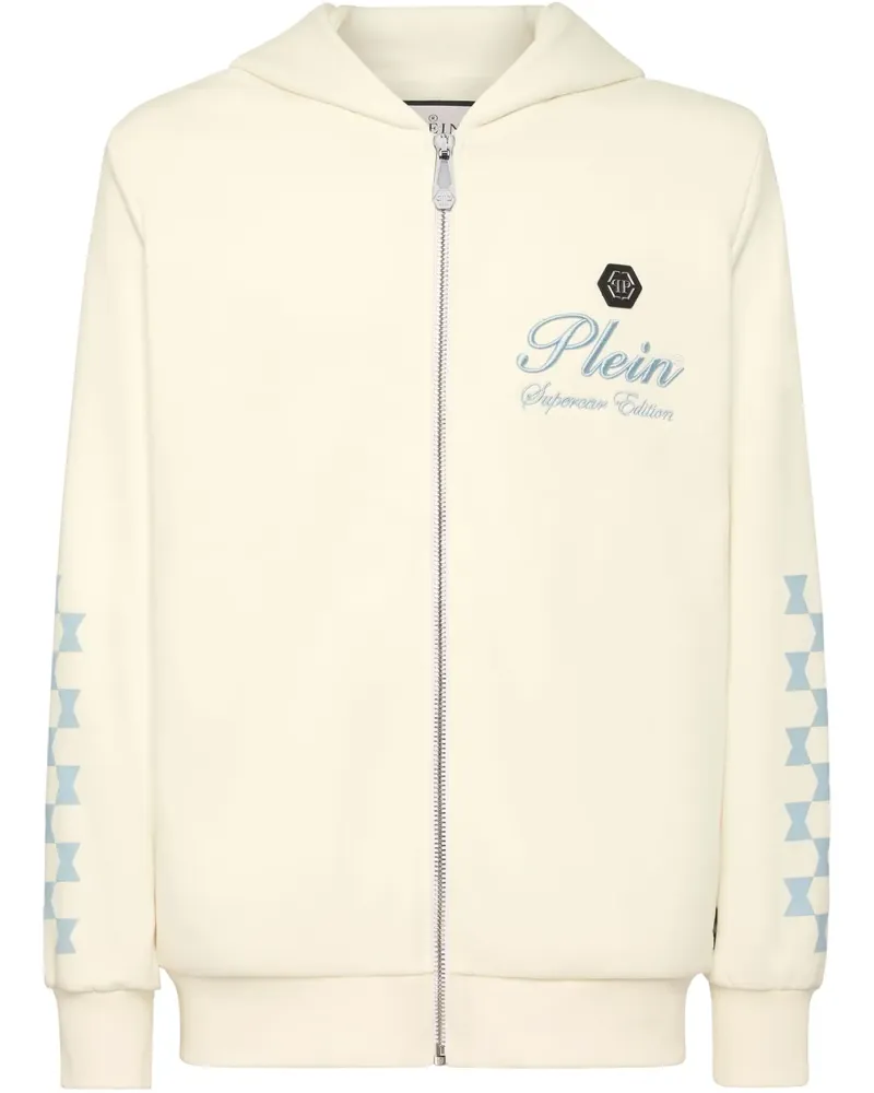 Philipp Plein Checkmate Hoodie - Weiß Weiß