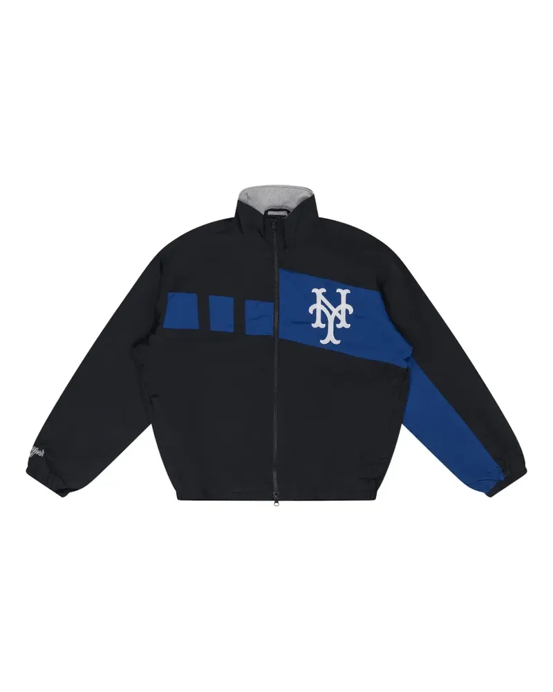 Aimé Leon Dore x New York Mets logo-print jacket - Schwarz Schwarz