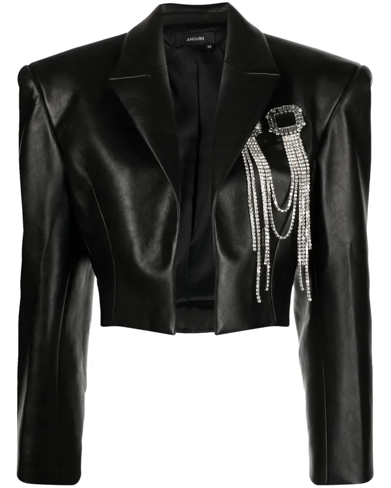 ANOUKI Blazer mit Strass - Schwarz Schwarz
