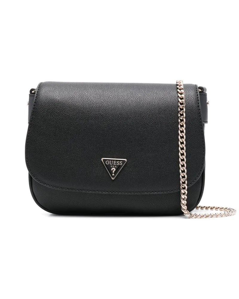 Guess Mini Fedora Schultertasche - Schwarz Schwarz