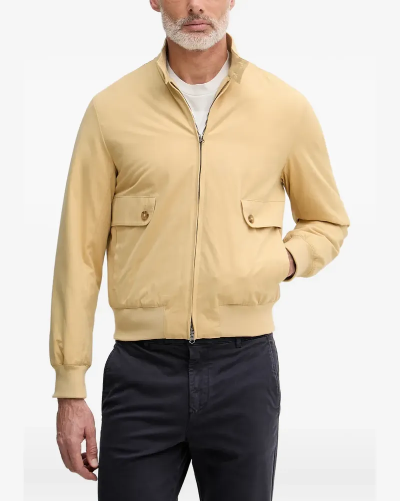 Benetton high-neck button-flap jacket - Gelb Gelb