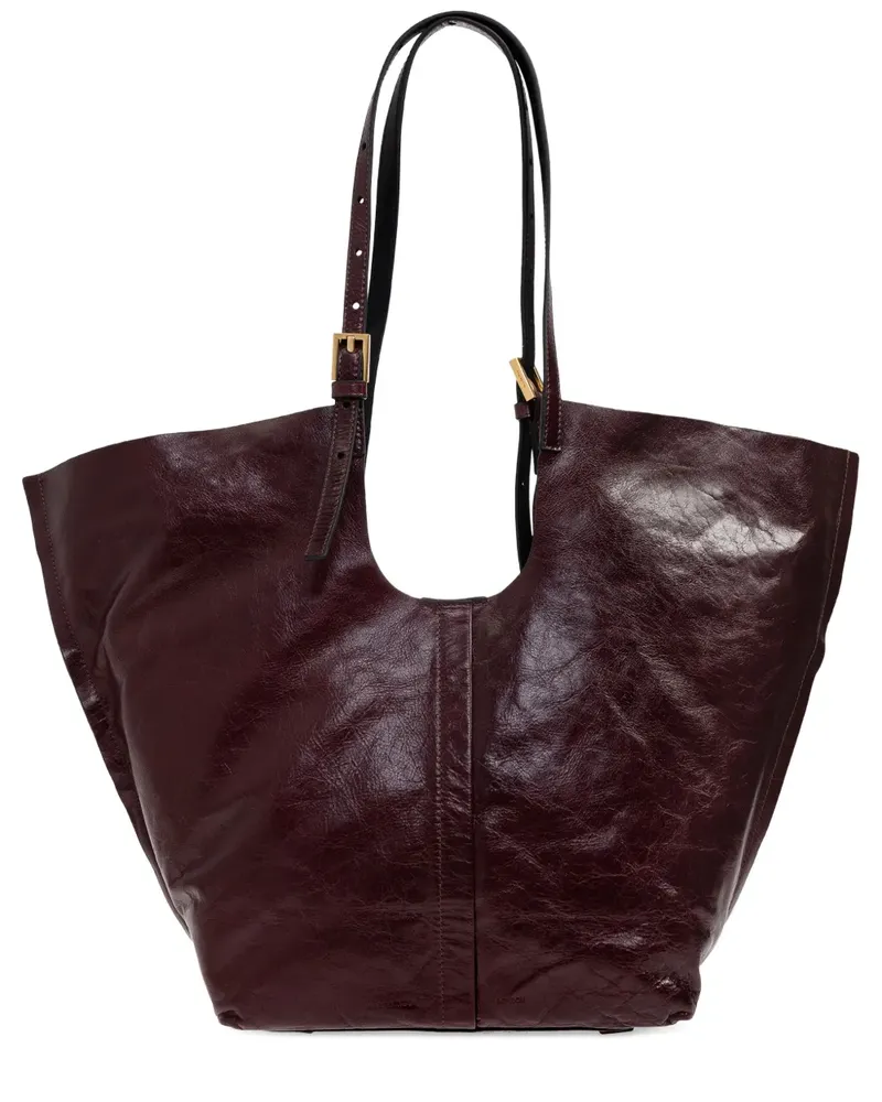 AllSaints Ara Schultertasche mit Schnallenriemen - Rot Rot