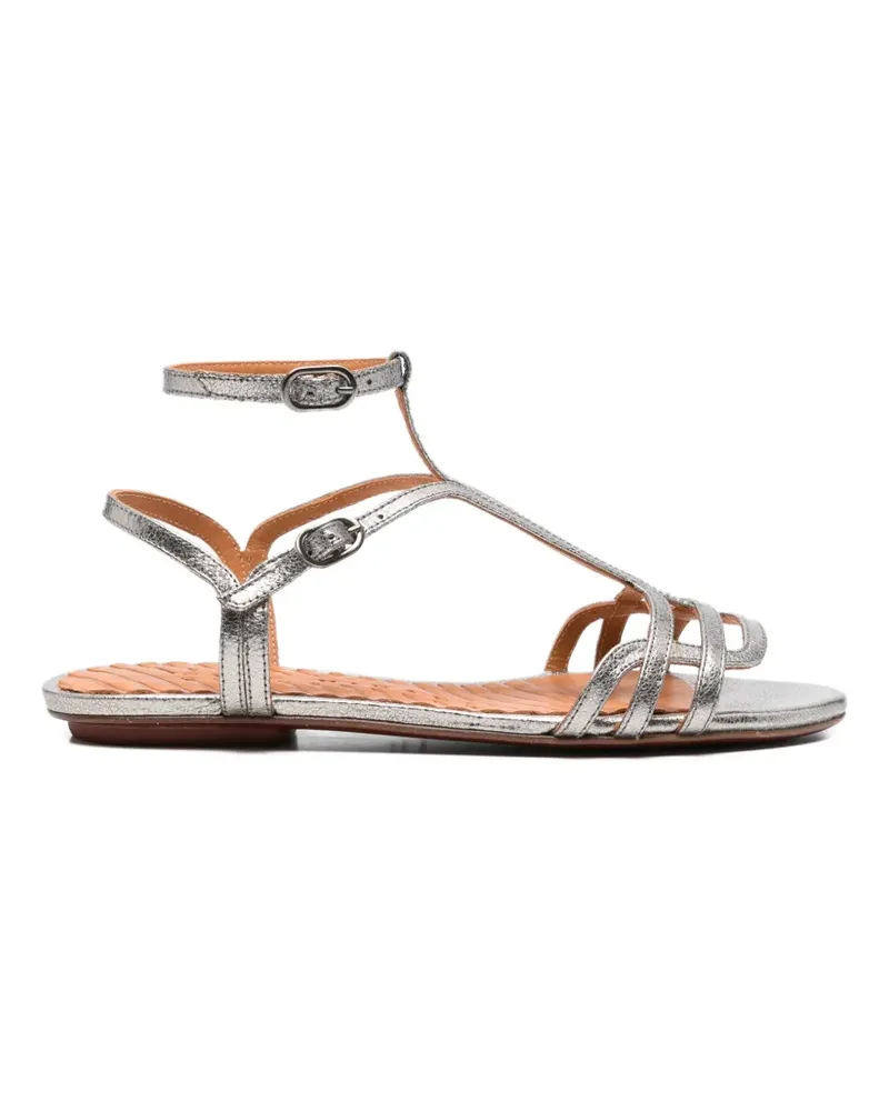 Chie Mihara Flache Yael Sandalen - Silber Silber