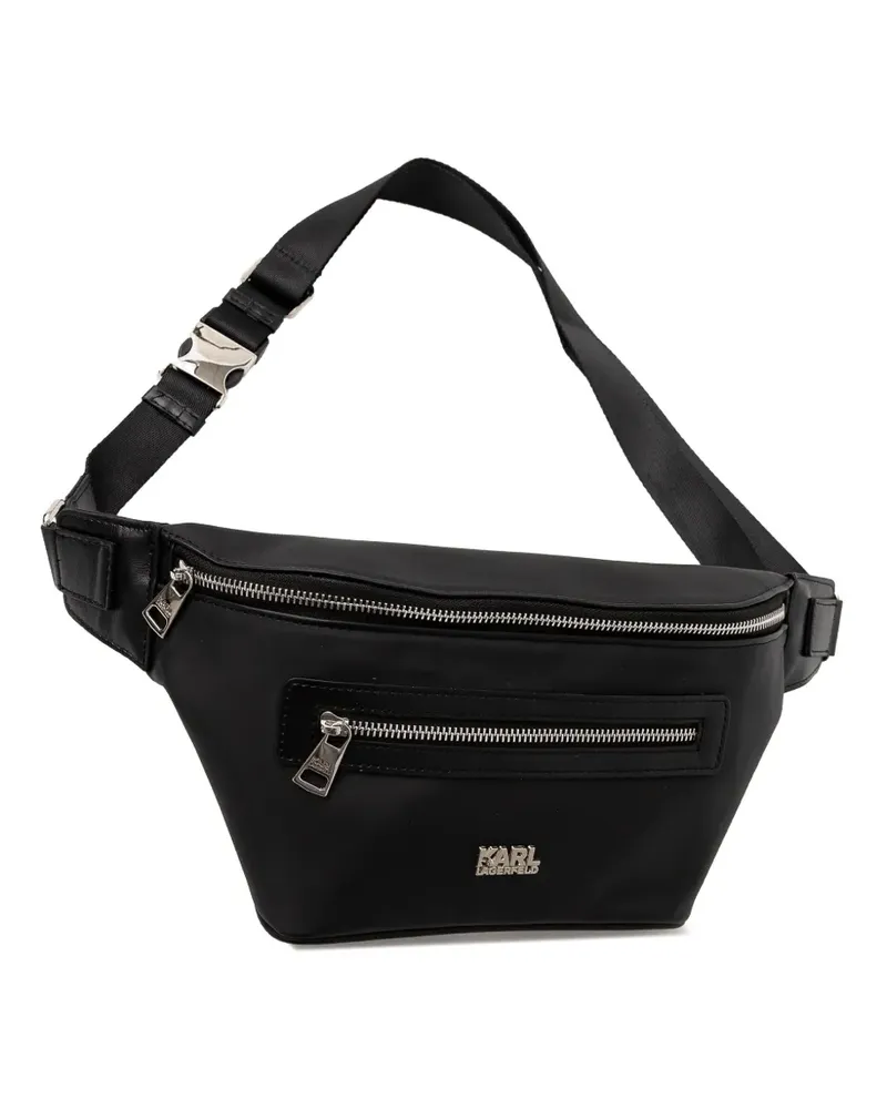Karl Lagerfeld Gürteltasche mit Logo Schwarz