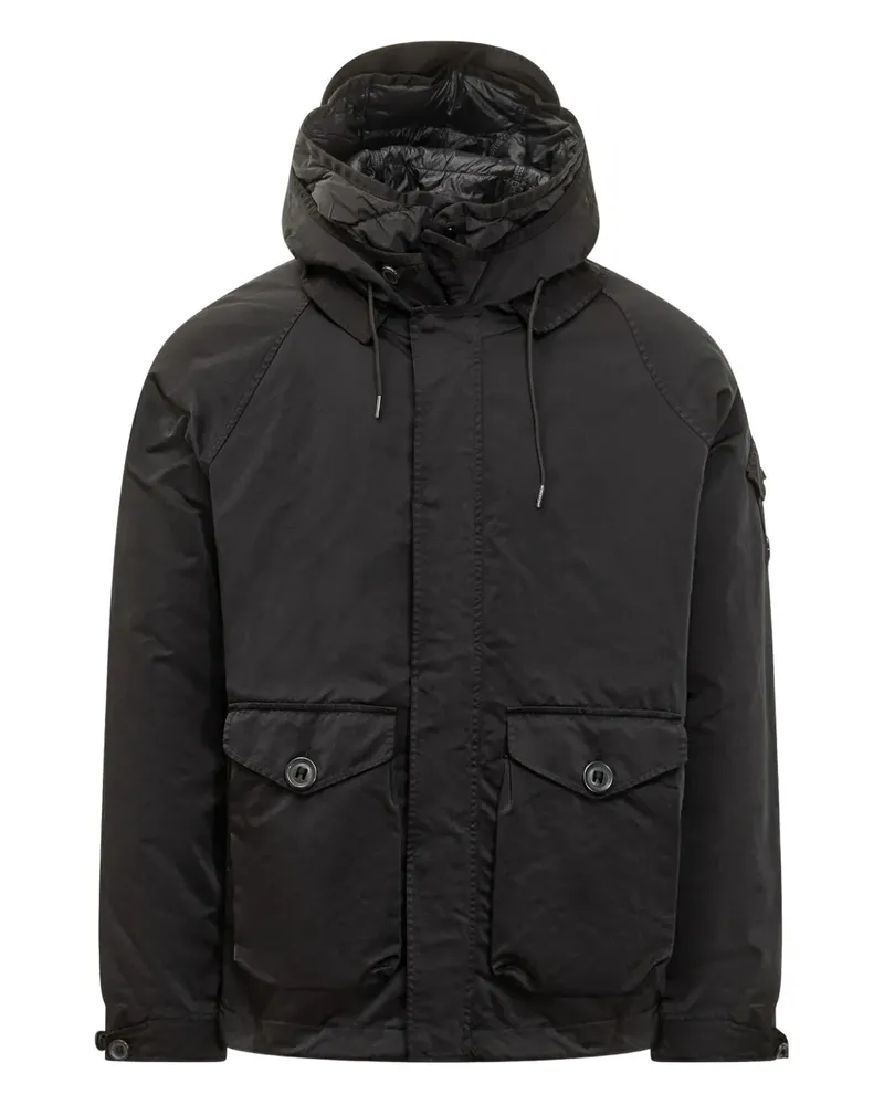 C.P. Company lightweight hooded jacket - Schwarz Schwarz